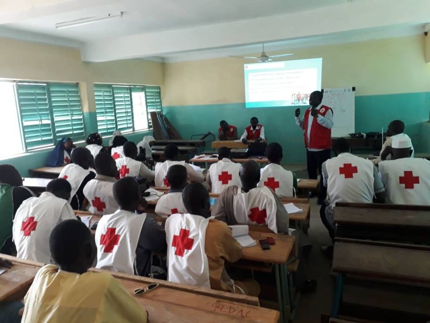 Tchad : les jeunes se forment en secourisme et aux premiers secours. © Alwihda Info