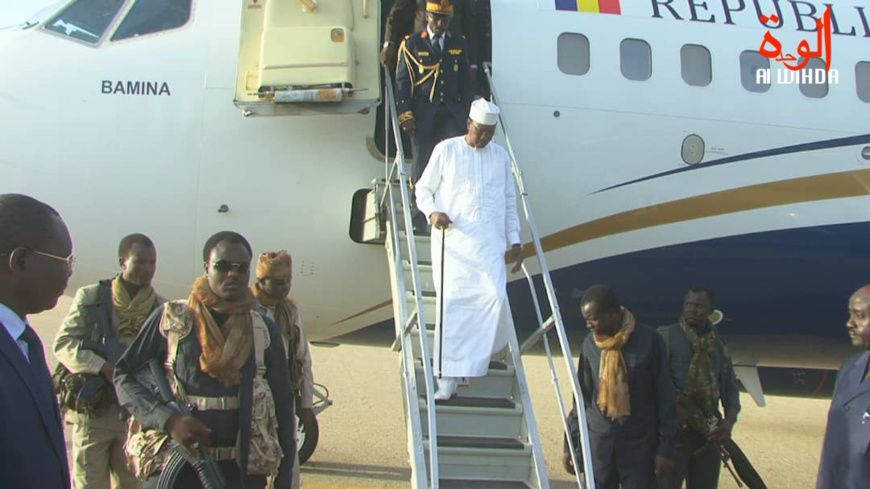 En images : visite du président tchadien Idriss Déby à Abéché