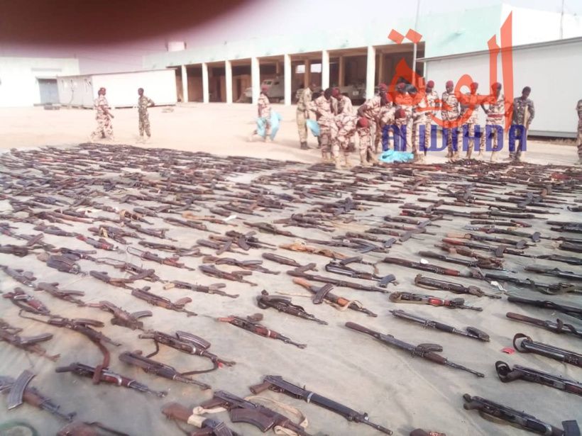 Tchad : saisie record de 678 armes, 6 bazooka et 4000 munitions