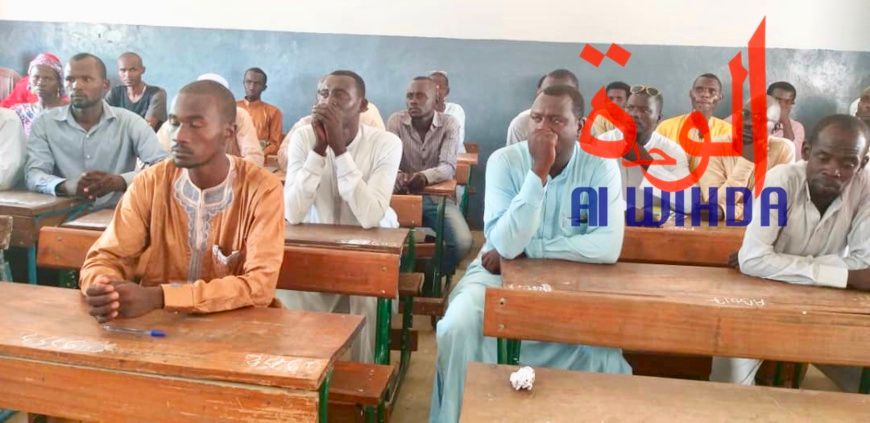 Tchad : 1148 candidats pour un test de contractualisation et d’entrée à l’école des instituteurs. © Alwihda Info