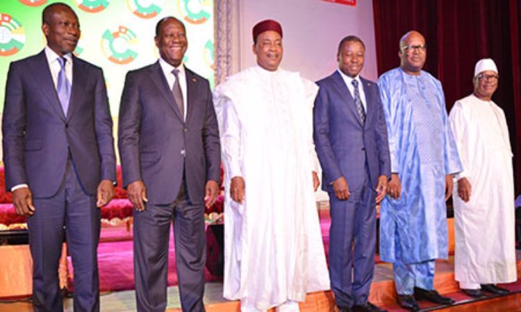 Des chefs d'Etats africains lors du 3ème sommet des chefs d’Etat du Conseil de l’Entente. Illustration. © DR