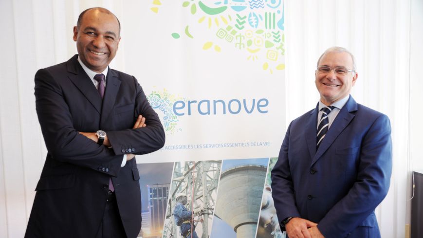 Vincent Le Guennou, président du conseil d’administration d’Eranove (à gauche) et Marc Alberola, directeur-général d’Eranove 