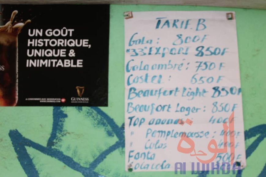 Tchad : la hausse du prix de la bière affole les consommateurs. © Alwihda Info/Golmen Ali