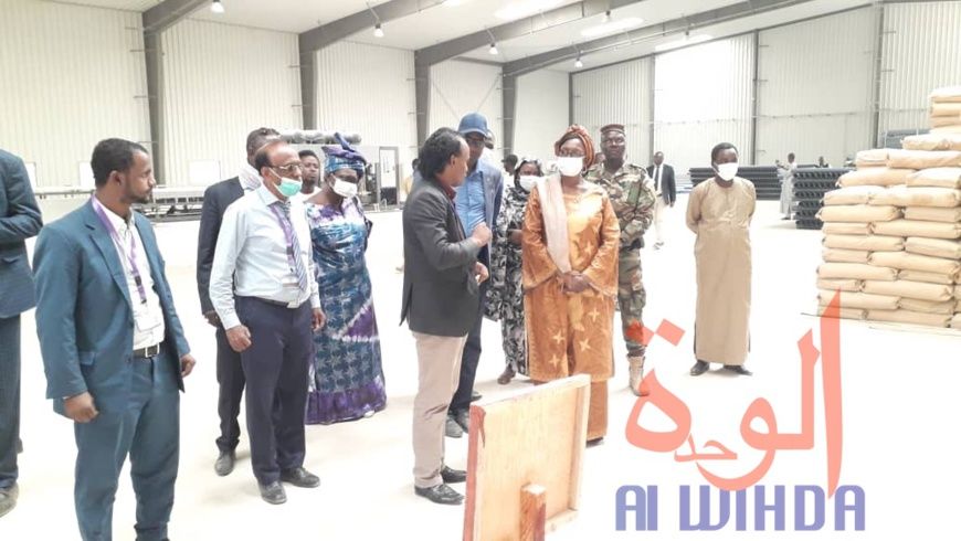 L'usine de la société tchadienne d'investissement industriel et minier (TIIM), spécialisée dans la fabrication des tuyaux en 