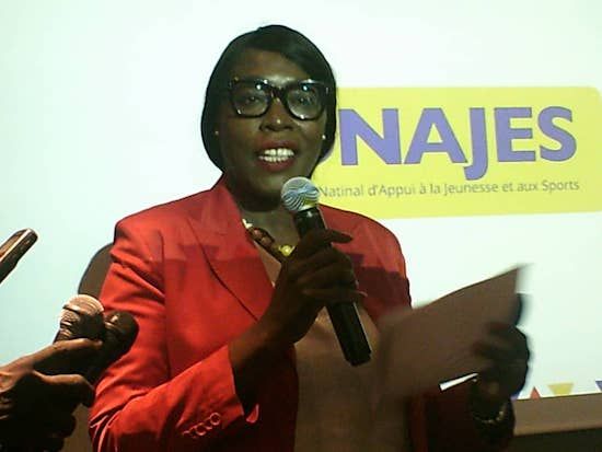 La ministre du Développement touristique, de la Culture et de l'Artisanat, Mme. Madeleine Alingué. © Alwihda Info/Mahamat Abd