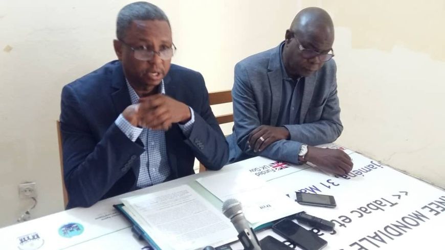 Le secrétaire général de l'association pour la défense des droits des consommateurs (ADC), Daouda Elhadj Adam. © Abakar Chéri