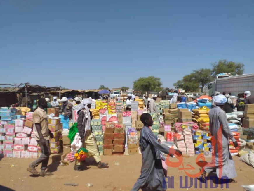 Le marché de Keri, à l'Est du Tchad, dans la province de Sila. © Mahamat Issa Gadaya/Alwihda Info