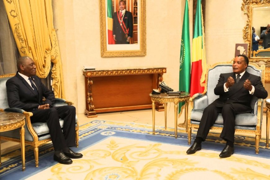 Le docteur Mabingue Ngom chez Denis Sassou N'Guesso Les résultats réalisés par le Congo dans la lutte contre la mortalité mat