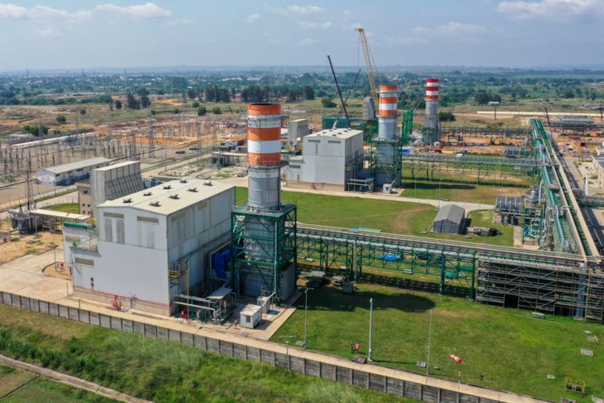 Une vue de la 3 ème turbine à gaz.