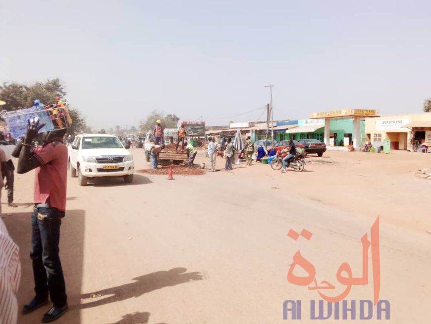 Tchad : salubrité, sécurité, Moundou se prépare pour l'arrivée de Déby. © Golmen Ali/Alwihda Info