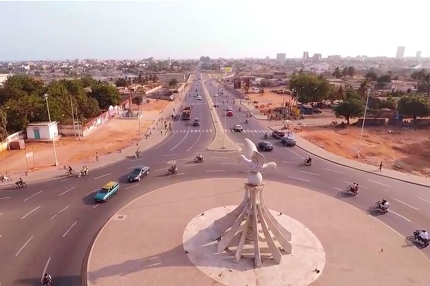 La ville de Lomé. Illustration. © DR