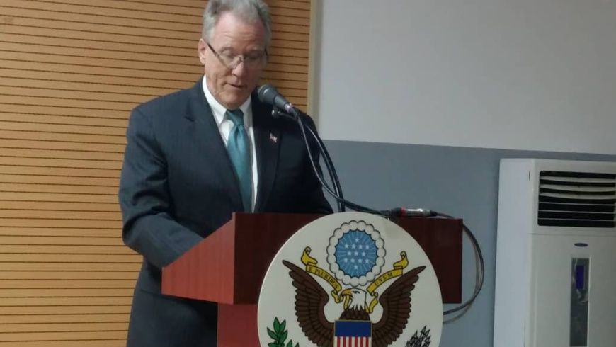 Le chargé des affaires culturelles par intérim de l'ambassade des États-Unis au Tchad, David Gilmour. Illustration. © Mahamat