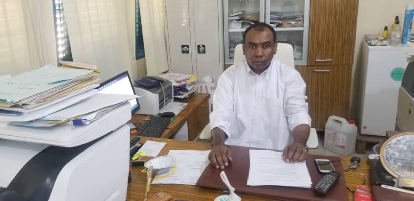 Dr. Brahim Mahamat Haggar, président de la commission d’éthique, de discipline, des conflits et des affaires juridiques, de l