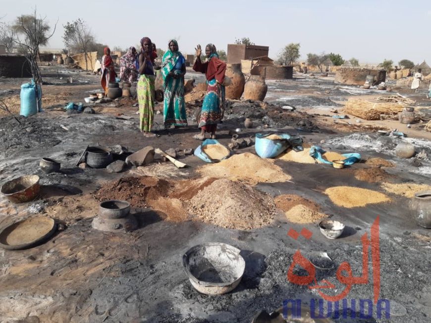 Tchad : un incendie ravage 417 cases dans un village à l'Est. © Alwihda Info
