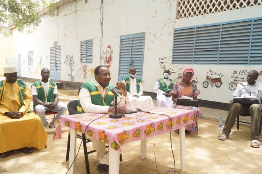 Le président de la coalition Fils du Tchad, Faycal Hissein Hassan. © Alwihda Info