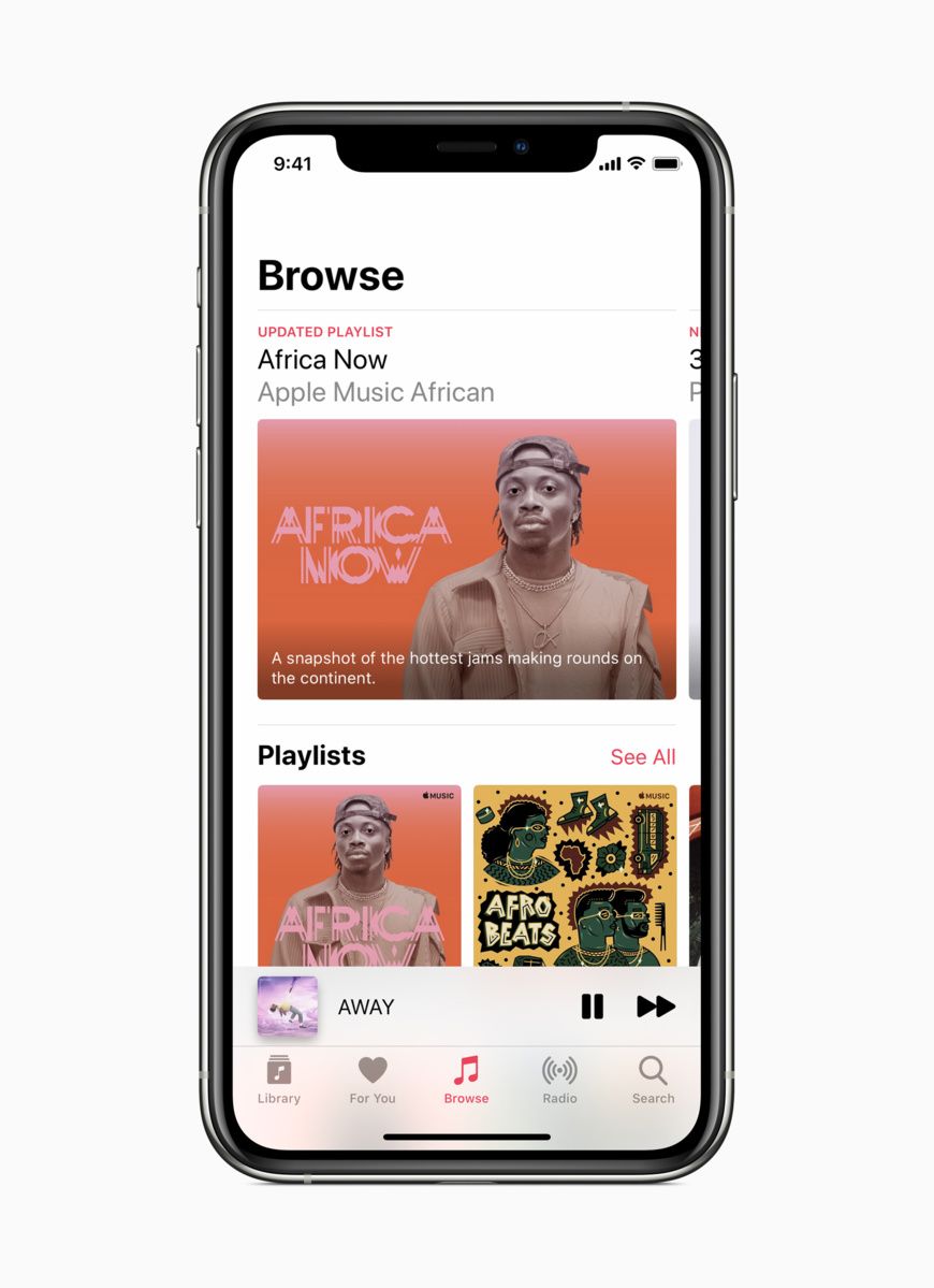 Tchad : Apple Music désormais disponible, six mois d'essai offerts. © Apple