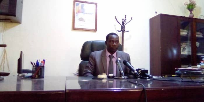 Le procureur de la République près le Tribunal de grande instance de N'Djamena, Youssouf Tom. © Mahamat Abderaman/Alwihda Inf
