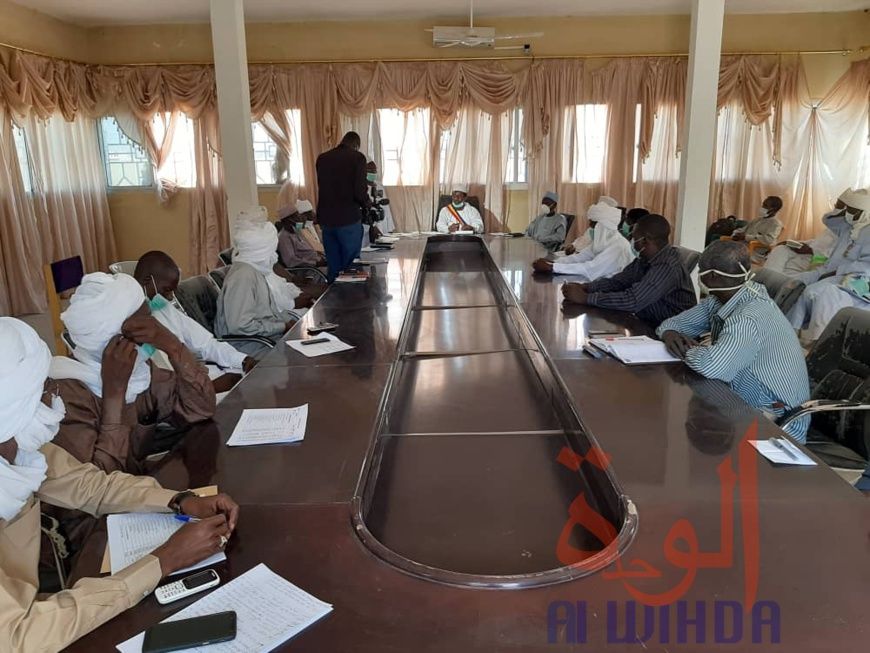 Tchad - Covid-19 : à Biltine, la mairie fait le point sur les mesures d'accompagnement. ©Hassanein Mahamat Hassan/Alwihda Inf