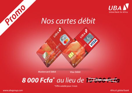 Covid-19 : UBA encourage la distanciation sociale, baisse le prix de la carte visa débit et la Mastercard