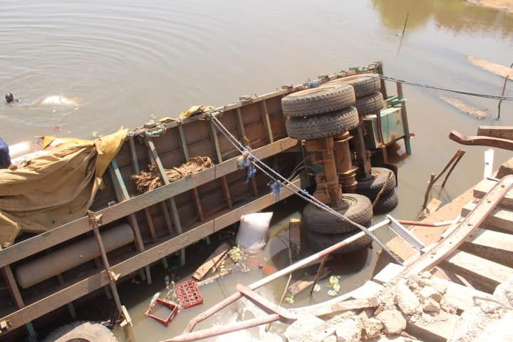 L'accident du pont de Ndila au Mandoul, le 23 avril 2020. © AARMOK Espace Culturel Et Artistique Du Mandoul 