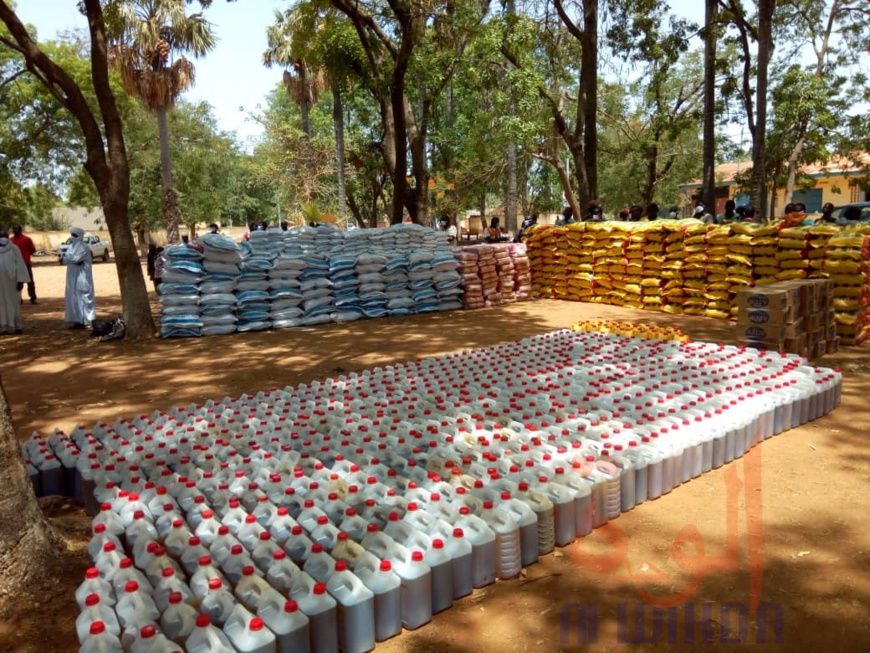 Tchad : à Moundou, une aide alimentaire de près de 10 millions Fcfa réceptionnée. © Golmen Ali/Alwihda Info