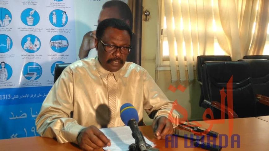 Le ministre de la Santé publique, Pr. Mahamoud Youssouf Khayal. © Malick Mahamat/Alwihda Info