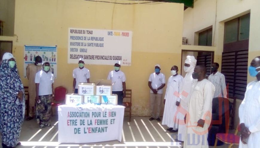 Tchad : à Abéché, des masques et lotions hydroalcooliques offerts au personnel de santé