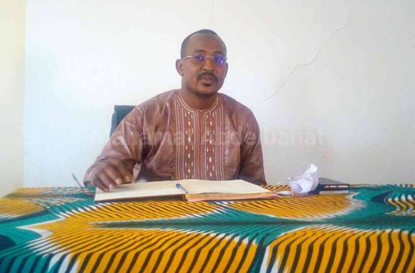 Le délégué provincial de la promotion des jeunes, des sports et l'emploi du Salamat, Brahim Alhissein Ahmat. © Mahamat Abdelb