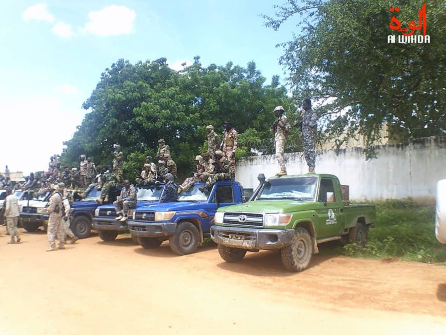 Des militaires et gendarmes en 2019 au Sila suite à des conflits intercommunautaires meurtriers. © Mahamat Issa Gadaya/Alwihd
