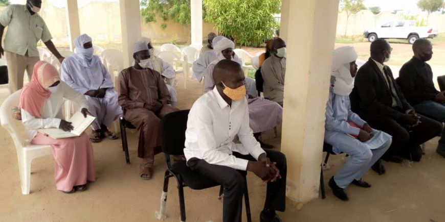 Tchad - Covid-19 : l'ONAJES apporte son appui à la province du Guéra. © Béchir Badjoury/Alwihda Info