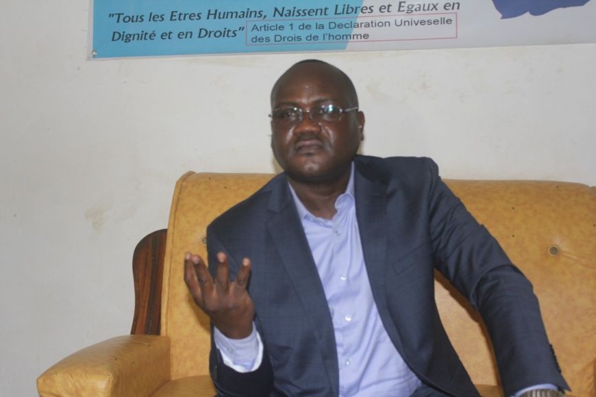 Le coordonnateur national de la CASCIDHO Mahamat Digadimbaye. © Kelvin Djetoyo/Alwihda Info