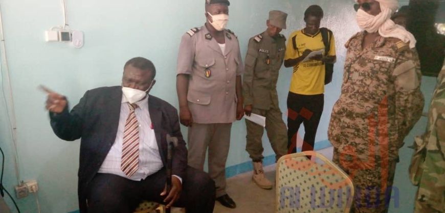 Tchad : le gouverneur de la Tandjilé inspecte les services publics de Laï. © Éric Guedi/Alwihda Info