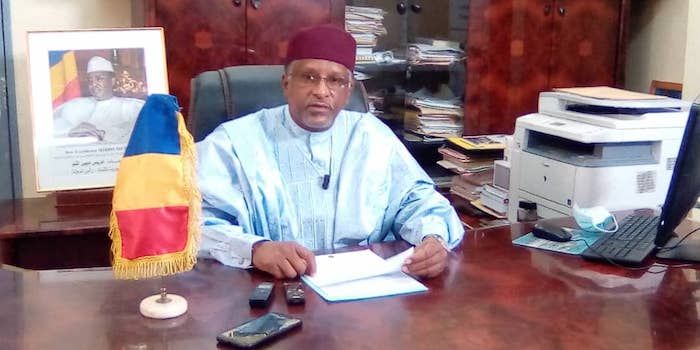 Le ministre de l'Éducation nationale et de la Promotion civique, Aboubakar Assidick Tchoroma. © Mahamat Abdramane Ali Kitire/