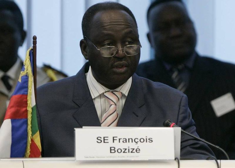 François Bozizé, President of the Central African Republic, at the CAR Development Partner Round Table in Brussels. © CAR Dev