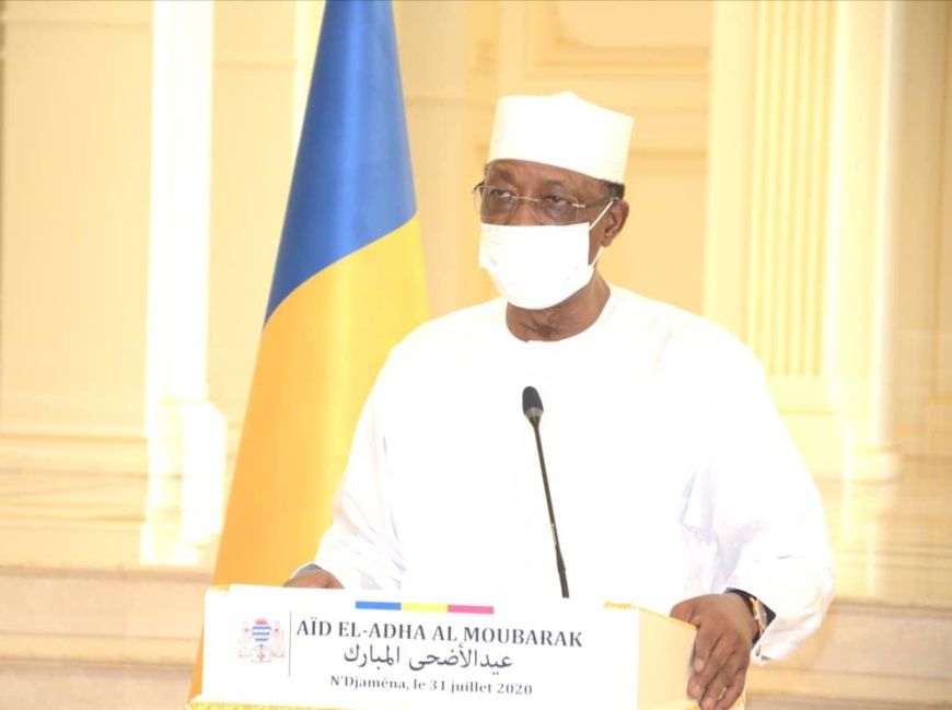 Le chef de l'État Idriss Déby. © PR