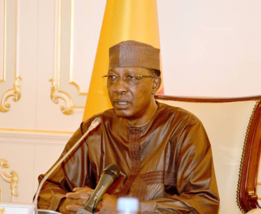 Le chef de l'État Idriss Déby. © PR