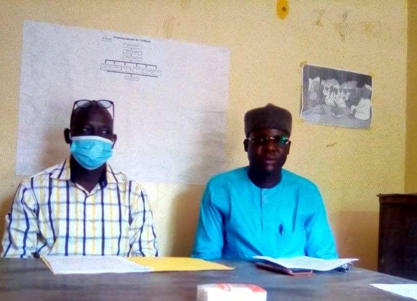 Le porte-parole des conseillers de la commune du 9ème arrondissement de N'Djamena, Acyl Fassou Toukna. © Malick Mahamat/Alwih