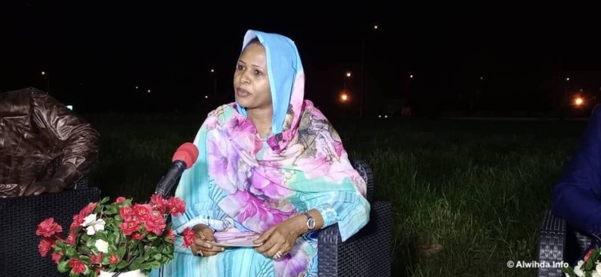 La ministre de la Formation professionnelle et des Métiers, Mme. Achta Ahmat Breme. © Alwihda Info