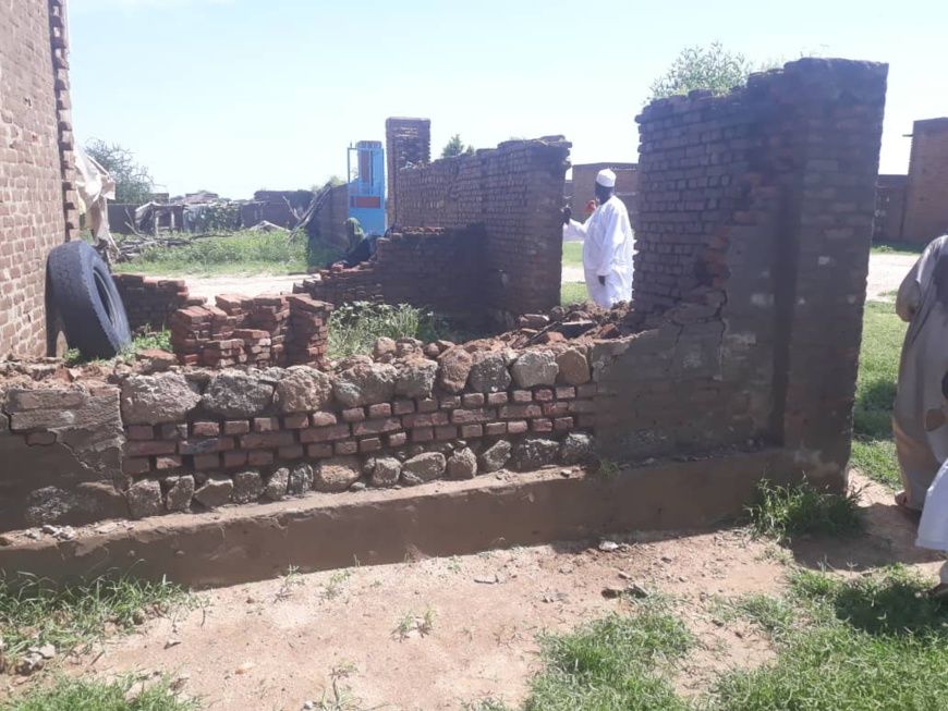 Tchad : des dégâts à Abéché après des fortes pluies. © Abba Issa/Alwihda Info