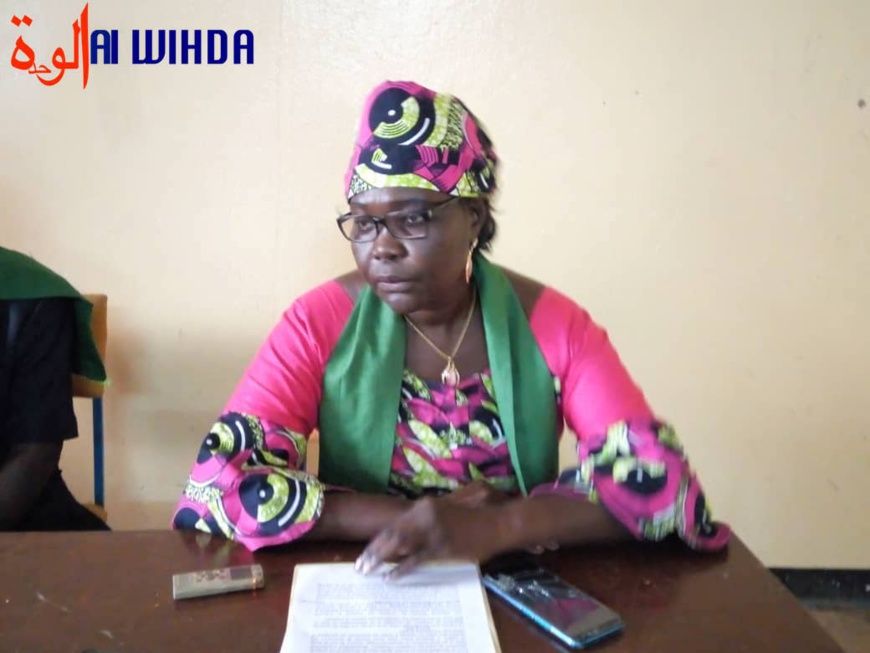 La présidente nationale du PDI, Lydie Béassemda. © Golmem Ali/Alwihda Info