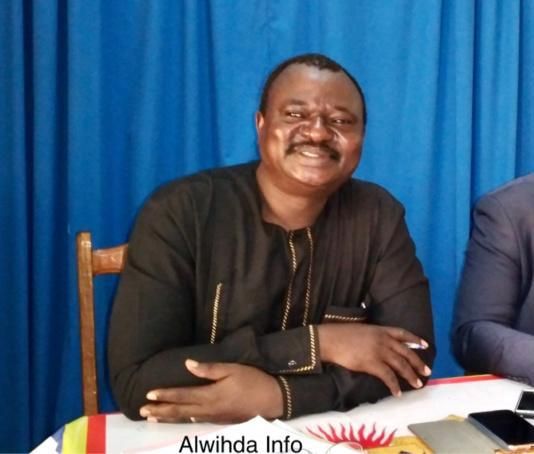 Le président du parti Union sacrée pour la République (USPR), François Djékombé. © Alwihda Info