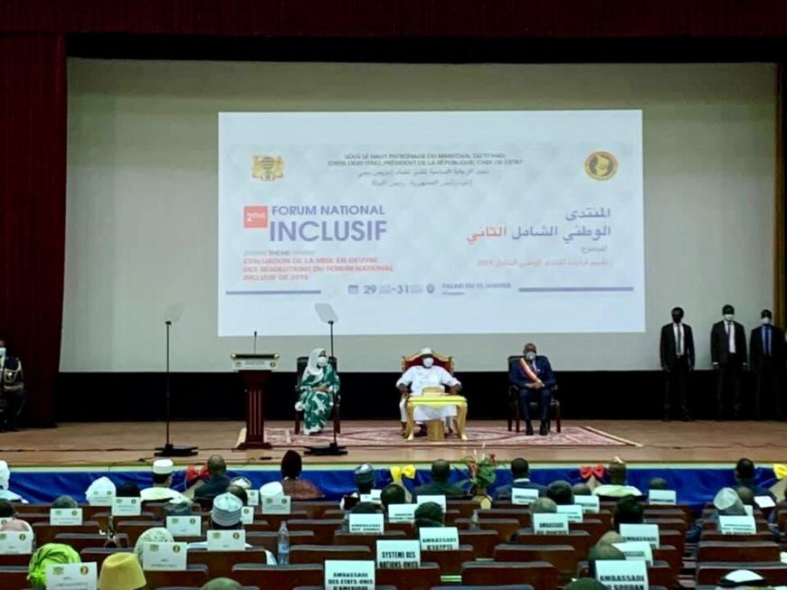 Les assises du 2ème Forum national inclusif au Palais du 15 janvier.