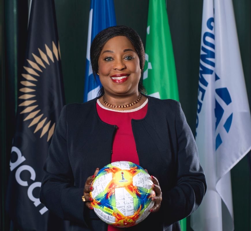 Hall of Fame : Fatma Samoura, secrétaire générale de la FIFA, honorée pour ses actions