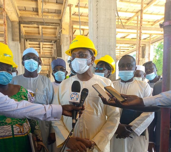 Tchad : le chantier de construction du siège de l'ATPE a repris à N'Djamena. © Min.Com