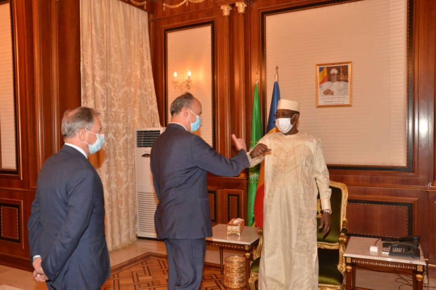 مشير تشاد يستقبل السفير البريطاني ومبعوث فرنسا لدى مجموعة الساحل