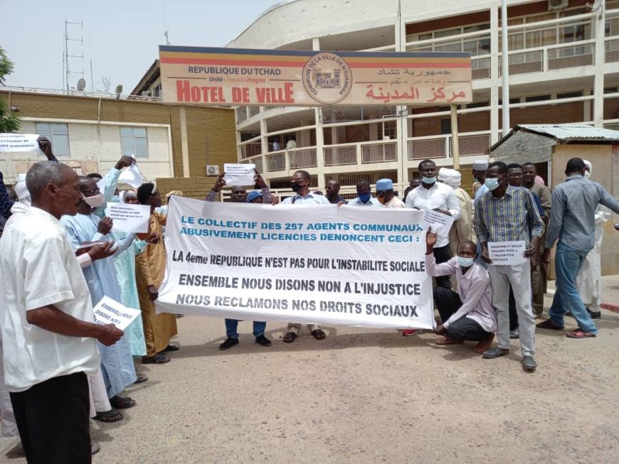 Tchad : d'ex-agents de la mairie de N'Djamena réclament leurs droits sociaux