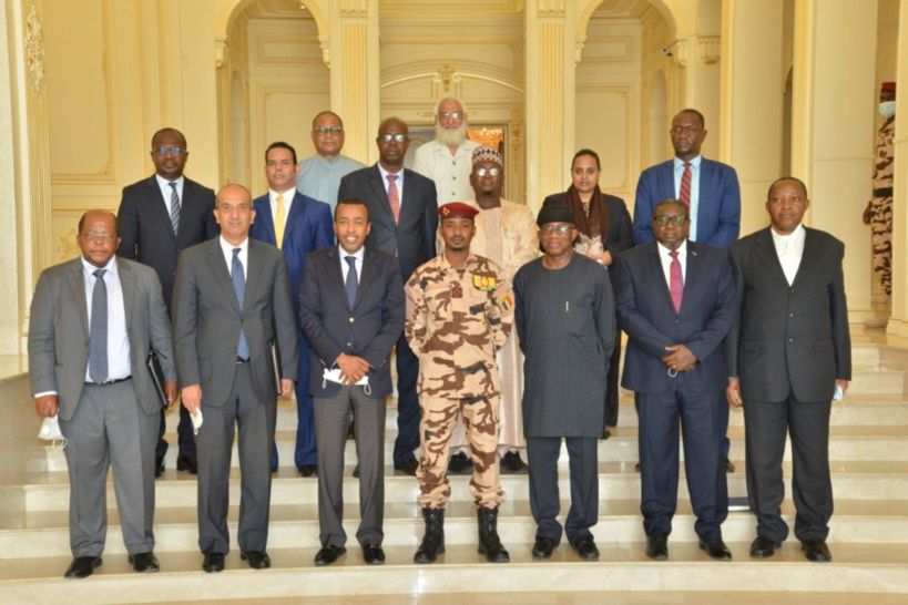 Tchad : le président du CMT a reçu la délégation de l'Union africaine