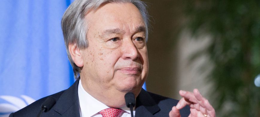 Le Secrétaire général de l’ONU, António Guterres (photo d'archives). Photo: ONU/Violaine Martin
