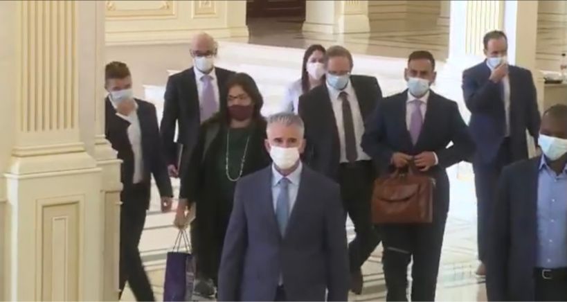 وفد إسرائيلي في رئاسة الجمهورية