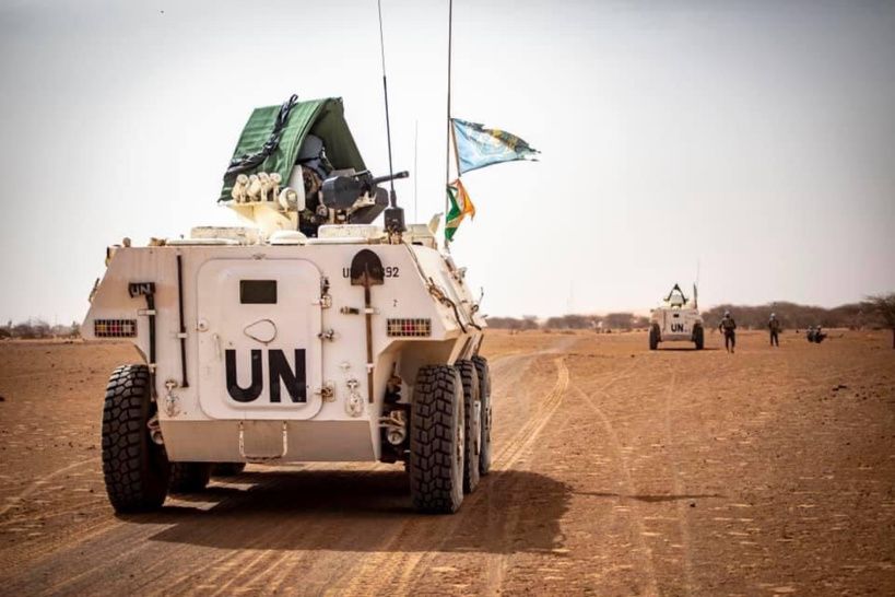 Mali : un blindé d'une unité tchadienne heurte une mine au Nord, 5 blessés. Illustration © MINUSMA